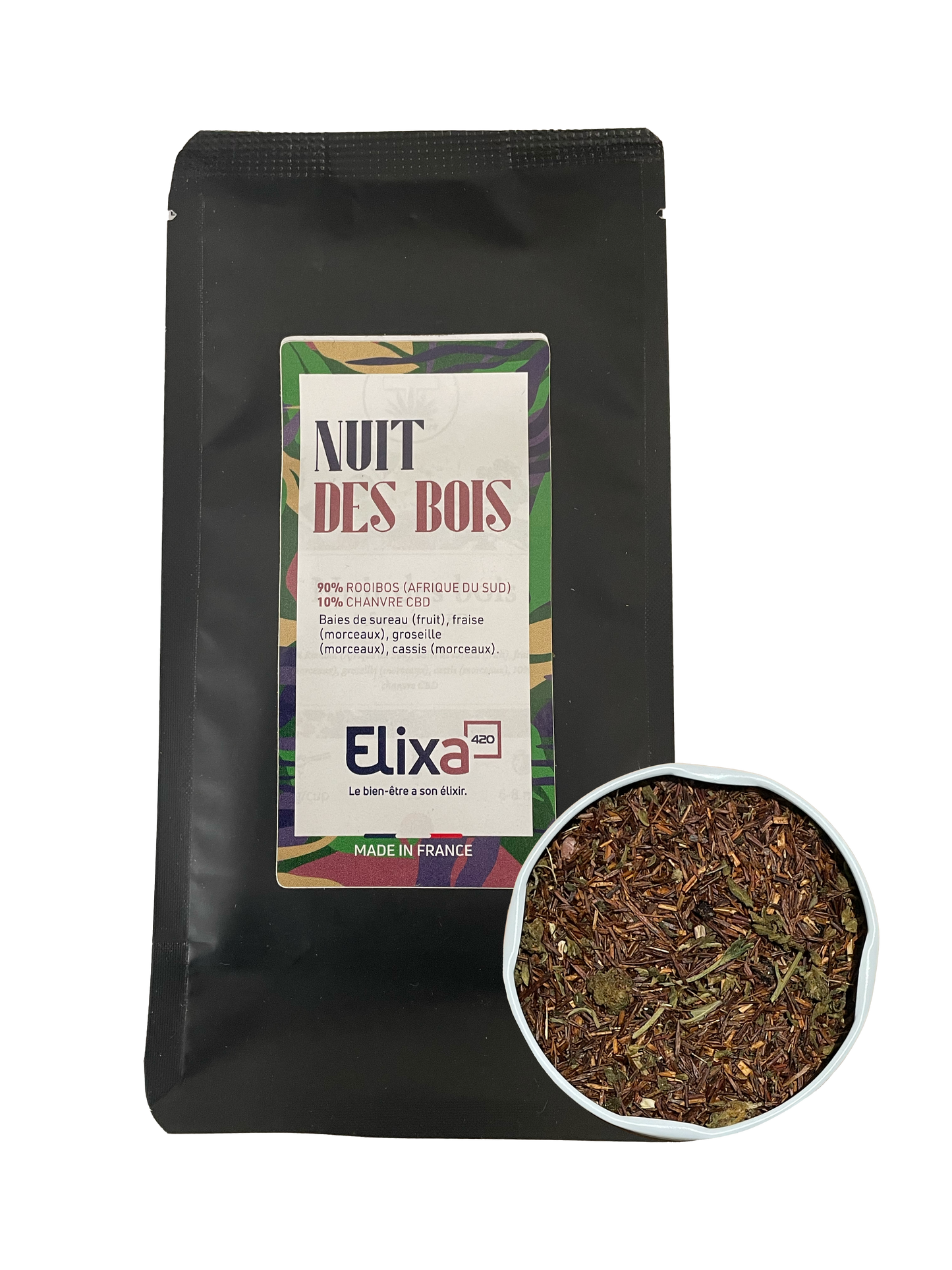 Infusion CBD Bio Nuit des Bois (50 g) – Douceur Fruitée et Repos Naturel